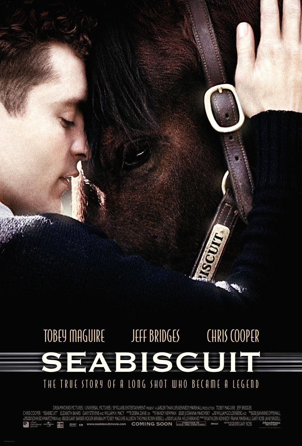 Poster to the movie “Seabiscuit” (2003, USA). Directed by Gary Ross // Афіша до кінофільму «Сухар» (2003, США). Режисер Гері Росс