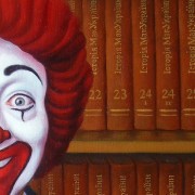 YAROSLAV SOBOL Art Project "Ukrainian farce". Clown is Our President. 2016. Fragment // Арт проект «Український балаган». Клоун – наш Президент. 2016. Фрагмент