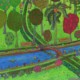 GALA SOBOL City garden. 2000-2001. Mixed media. 21x29,7 (8 1/4 x 11 7/8 in) // Міський садочок. 2000-2001. Мішана техніка. 21x29,7