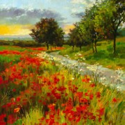 Impressionistic Landscape Oil Painting
