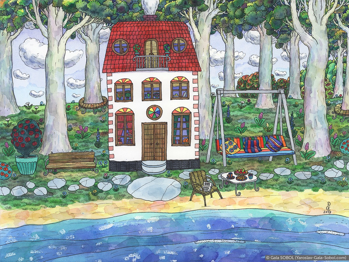 House by the Lake. 2019