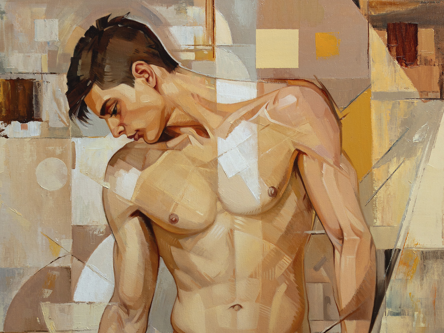 Close-up detail of the artwork