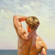 Close-up detail of the artwork