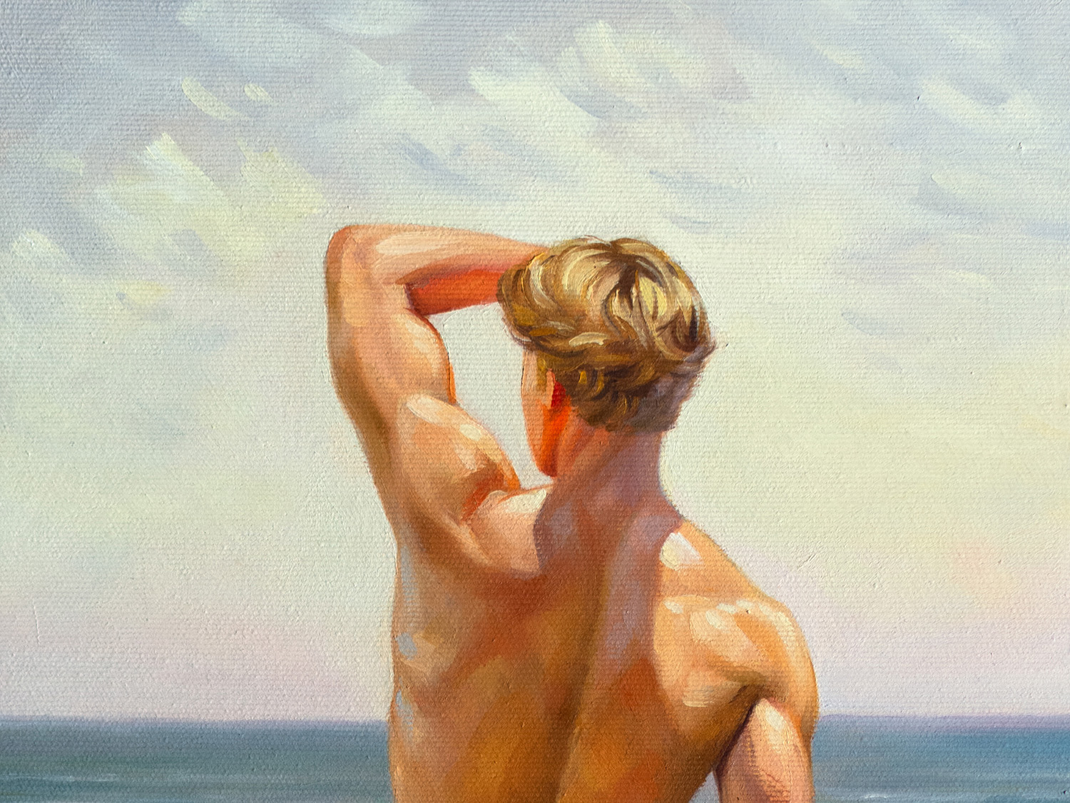 Close-up detail of the artwork