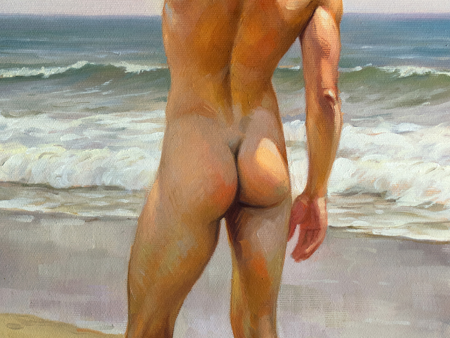 Close-up detail of the artwork