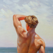 Close-up detail of the artwork