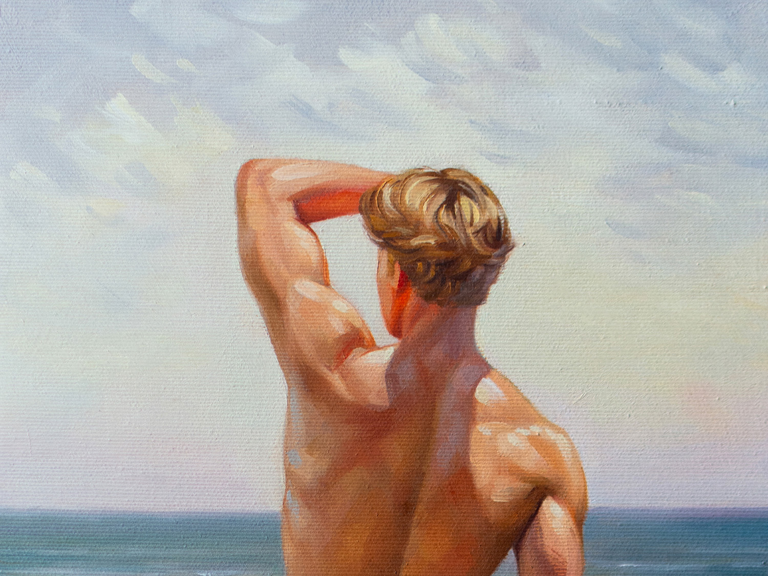 Close-up detail of the artwork