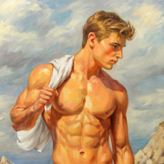 Close-up detail of the artwork