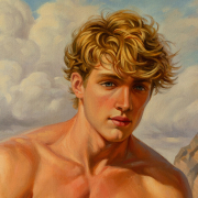 Close-up detail of the artwork